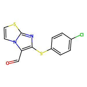6-[(4-Chlorophenyl)thio]imidazo-[2,1-b][1,3]thiazole-5-carbaldehyde,175277-53-9