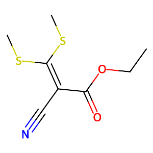 Ethyl 3,3-Bis(methylthio)-2-cyanoacrylate,17823-58-4