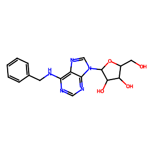 6-Benzylaminopurine riboside,4294-16-0