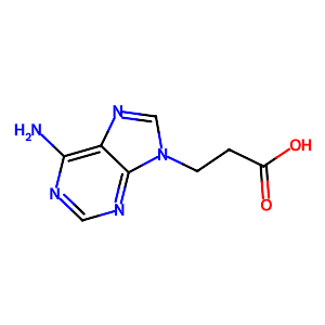 3-(6-Amino-9h-purin-9-yl)propanoic acid,4244-47-7