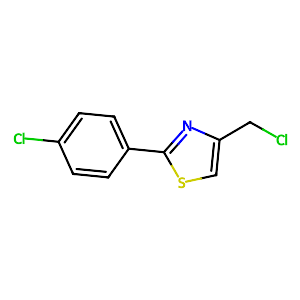 4-(Chloromethyl)-2-(4-chlorophenyl)-1,3-thiazole,17969-22-1