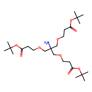 Tris[[2-(tert-butoxycarbonyl)ethoxy]methyl]methylamine,175724-30-8