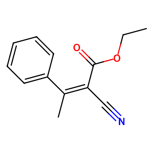 (E)-2-Cyano-3-phenyl-but-2-enoic acid ethyl ester,18300-89-5