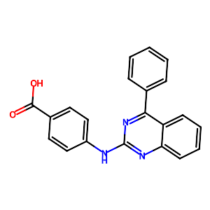 4-[(4-Phenylquinazolin-2-yl)amino]benzoic acid,332102-09-7