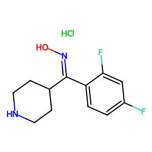 (2,4-Difluorophenyl)(piperidin-4-yl)methanone oxime hydrochloride,135634-18-3