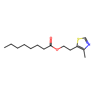 2-(4-Methylthiazol-5-yl)ethyl octanoate,163266-17-9