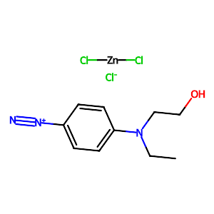 4-Diazo-N-ethyl-N-(2-hydroxyethyl)aniline chloride zinc chloride,13532-96-2