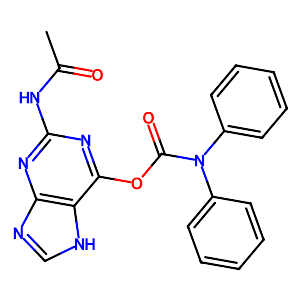2-Acetamido-7H-purin-6-yl diphenylcarbamate,112233-74-6
