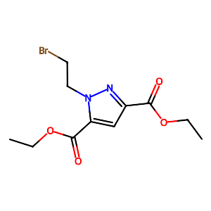 Diethyl 1-(2-bromoethyl)-1H-pyrazole-3,5-dicarboxylate,131727-29-2