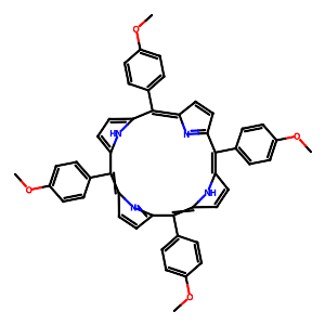 meso-Tetrakis(4-methoxyphenyl)porphine,22112-78-3