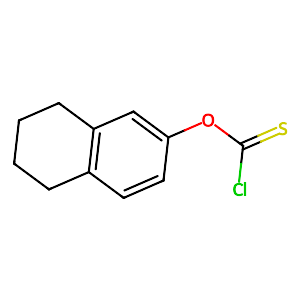 O-(5,6,7,8-Tetrahydronaphthalen-2-yl) carbonochloridothioate,84995-63-1