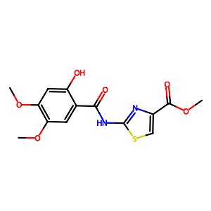 Methyl 2-(2-Hydroxy-4,5-dimethoxybenzamido)thiazole-4-carboxylate,877997-99-4