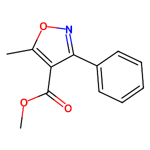 Methyl 5-methyl-3-phenyl-4-isoxazolecarboxylate,2065-28-3