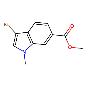 Methyl 3-bromo-1-methylindole-6-carboxylate,1186663-45-5