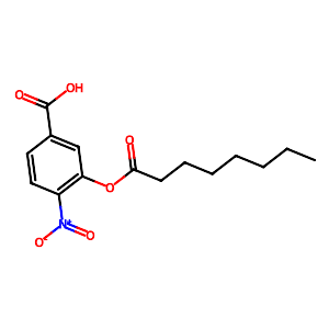 4-Nitro-3-(octanoyloxy)benzoic acid,55894-52-5