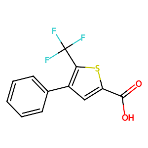 4-Phenyl-5-(trifluoromethyl)-thiophene-2-carboxylic acid,208108-76-3