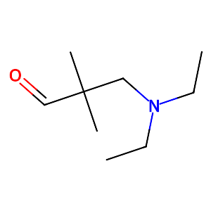 3-(Diethylamino)-2,2-dimethylpropanal,6343-47-1