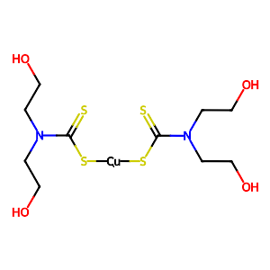 Copper(II) Bis(2-hydroxyethyl)dithiocarbamate,52611-57-1
