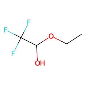 Trifluoroacetaldehyde ethyl hemiacetal, tech. (contains ca. 10% Ethanol),433-27-2