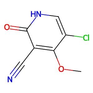 5-Chloro-4-methoxy-2-oxo-1,2-dihydropyridine-3-carbonitrile,147619-40-7