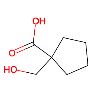 1-(Hydroxymethyl)cyclopentane-1-carboxylic acid,102539-92-4