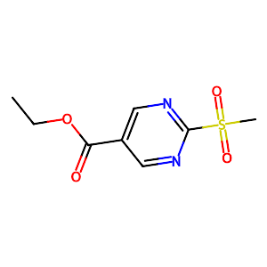 Ethyl 2-(methylsulfonyl)pyrimidine-5-carboxylate,148550-51-0