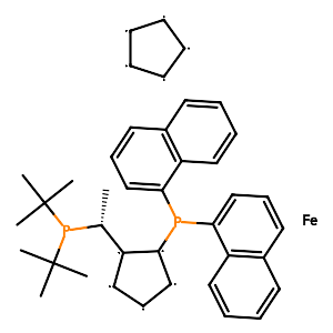 (R)-1-((Sp)-2-[Di(1-naphthyl)phosphino]ferrocenyl)ethyldi-tert-butylphosphine,849924-43-2