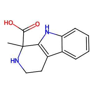 1-Methyl-2,3,4,9-tetrahydro-1H-beta-carboline-1-carboxylic acid,6543-83-5