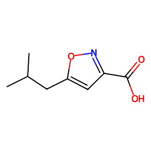 5-Isobutylisoxazole-3-carboxylic acid,150517-80-9
