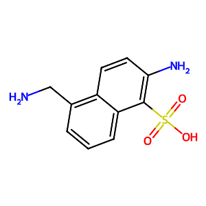 2-Amino-5-(aminomethyl)naphthalene-1-sulphonic acid,52084-84-1