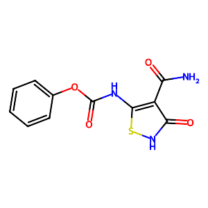 (4-Carbamoyl-3-hydroxy-isothiazol-5-yl)-carbamic acid phenyl ester,252004-30-1