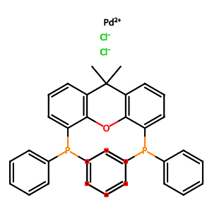 Dichloro[9,9-dimethyl-4,5-bis(diphenylphosphino)xanthene]palladium(II),205319-10-4