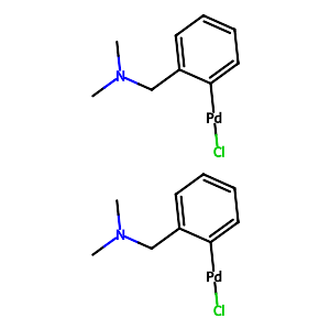 Di-μ-chlorobis[2-[(dimethylamino)methyl]phenyl-C,N]dipalladium(II),18987-59-2