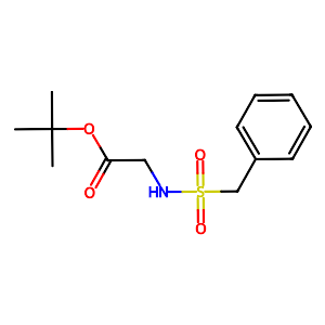 tert-Butyl 2-(phenylmethylsulfonamido)acetate,1015856-04-8