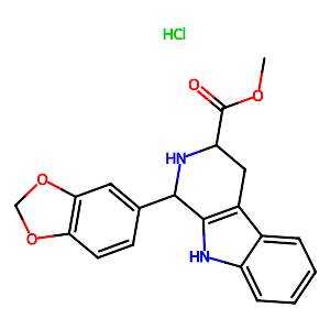 Methyl (1R,3R)-1-(1,3-benzodioxol-5-yl)-2,3,4,9-tetrahydro-1H-pyrido[3,4-b]indole-3-carboxylate hydrochloride,171752-68-4