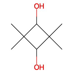 2,2,4,4-Tetramethyl-1,3-cyclobutanediol, mixture of isomers,3010-96-6