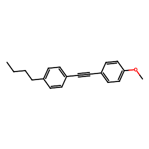 1-Butyl-4-((4-methoxyphenyl)ethynyl)benzene,35684-12-9
