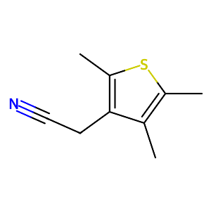 3-(Cyanomethyl)-2,4,5-trimethylthiophene,112440-49-0