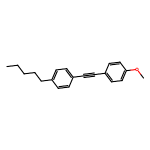 1-Methoxy-4-[(4-pentylphenyl)ethynyl]benzene,39969-28-3
