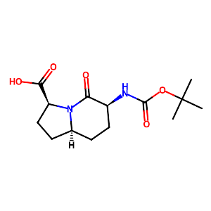 (3S,6S,8aS)-6-((tert-Butoxycarbonyl)amino)-5-oxooctahydroindolizine-3-carboxylic acid,159303-50-1