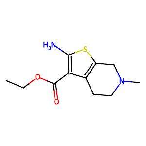 Ethyl 2-amino-6-methyl-4,5,6,7-tetrahydrothieno-[2,3-c]pyridine-3-carboxylate,24237-39-6
