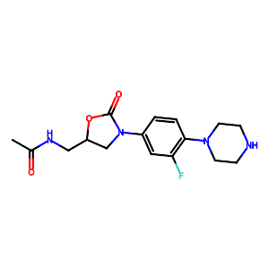(S)-N-((3-(3-Fluoro-4-(piperazin-1-yl)phenyl)-2-oxooxazolidin-5-yl)methyl)acetamide,154590-66-6