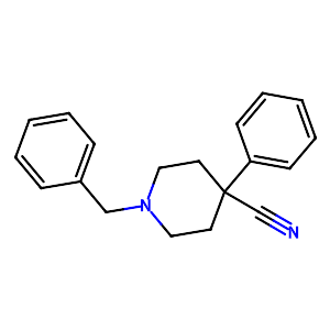 1-Benzyl-4-phenylpiperidine-4-carbonitrile HCl,56243-25-5