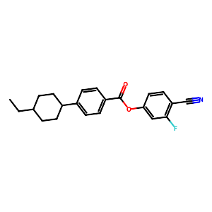 4-Cyano-3-fluorophenyl 4-(trans-4-ethylcyclohexyl)-benzoate,92118-81-5