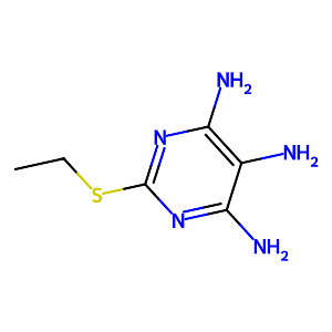 2-(Ethylthio)pyrimidine-4,5,6-triamine,73000-30-3