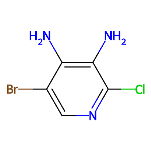 5-Bromo-2-chloropyridine-3,4-diamine,163452-78-6