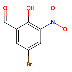 5-Bromo-2-hydroxy-3-nitrobenzaldehyde,16634-88-1