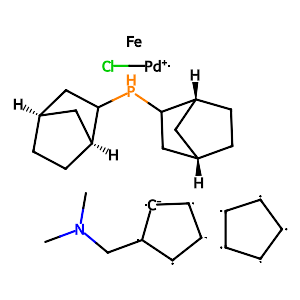 Chloro(di-2-norbornylphosphino)(2-dimethylaminomethylferrocen-1-yl)palladium (II),614753-51-4