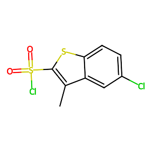 5-Chloro-3-methylbenzo[b]thiophene-2-sulfonyl chloride,166964-33-6