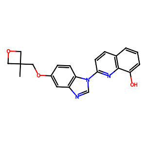 2-[5-[(3-Methyloxetan-3-yl)methoxy]benzimidazol-1-yl]quinolin-8-ol,816463-38-4